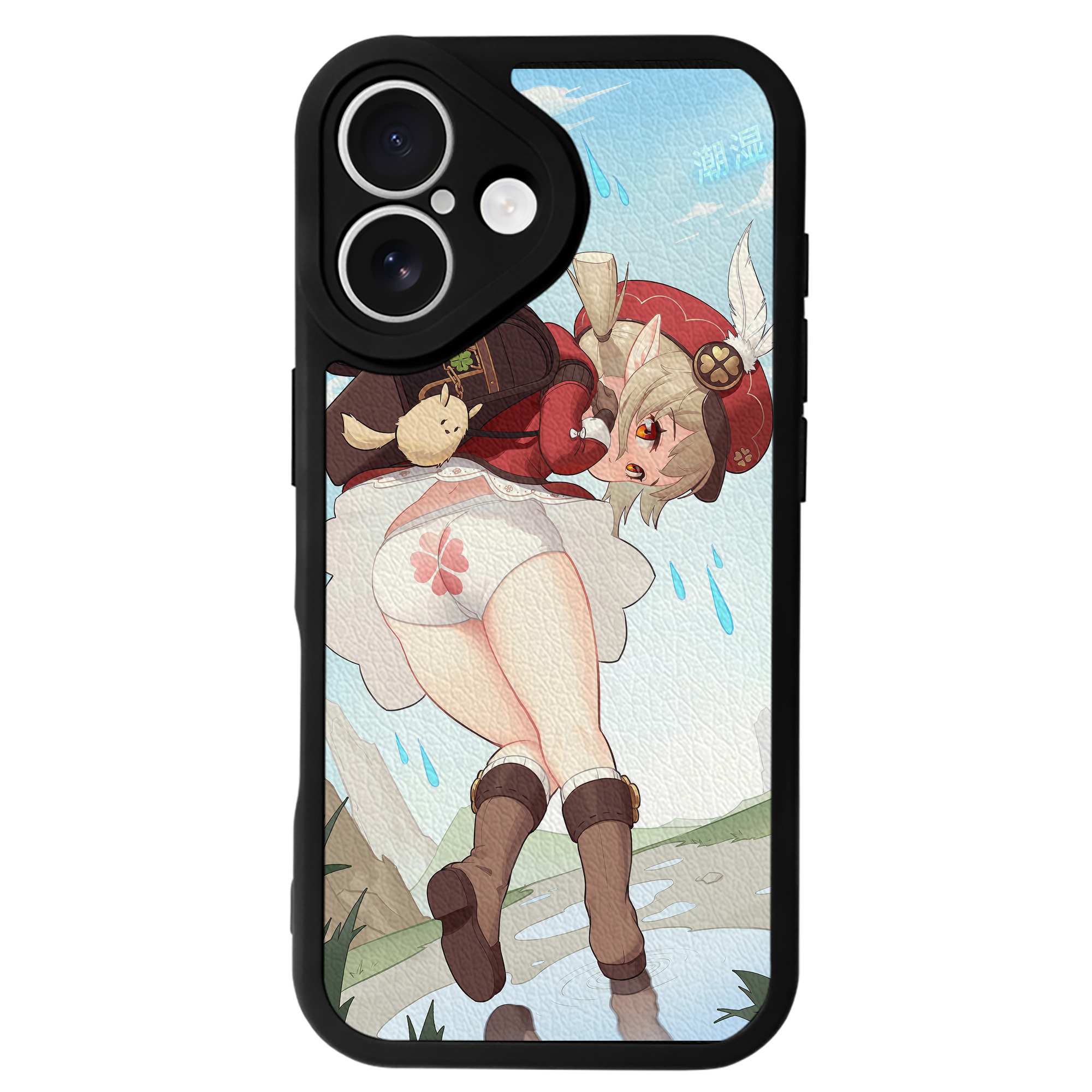 げんし神 genshin 【iPhone 16シリーズ対応】シリコンスマホケース（レザー調） 材質：シリコン